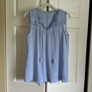 J.McLaughlin chambray cotton shirt